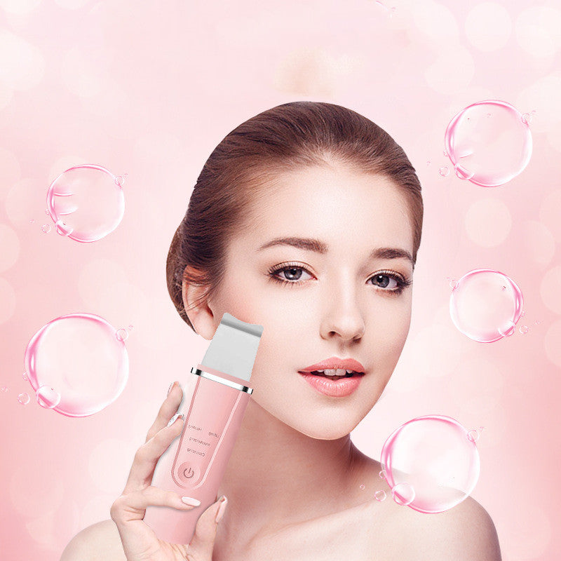 Unlock Radiant Skin with the Rechargeable Ultrasonic Face Skin Scrubber