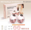 Wireless Wearable Electric Breast Pump — BPA-Free, Hands-Free, with Heating & UV Sterilizing Lid