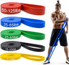Pull-Up Bands Set for Men & Women – Resistance Bands for Strength Training, Muscle Building, Body Stretching & Physical Therapy