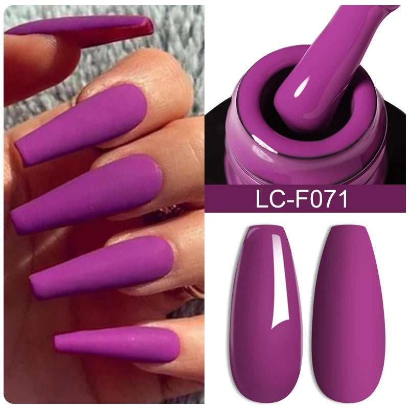Fluorescent Nail Gel Polish Orange Red Neon Bright Color Summer Series Soak off for Manicure Nail Art UV Gel Varnish