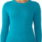 Women'S 100% Pure Cashmere Long Sleeve Crew Neck Sweater