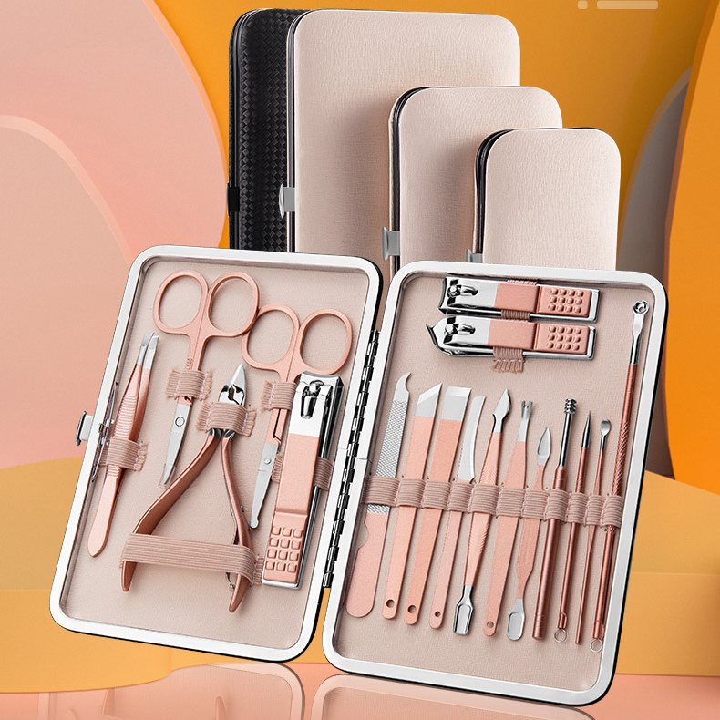 Professional Nail Clippers & Pedicure Set – Scissors, Dead Skin Pliers, Ear Spoon, Nail Cutting Pliers, Pedicure Knife & Nail Groove Trimmers