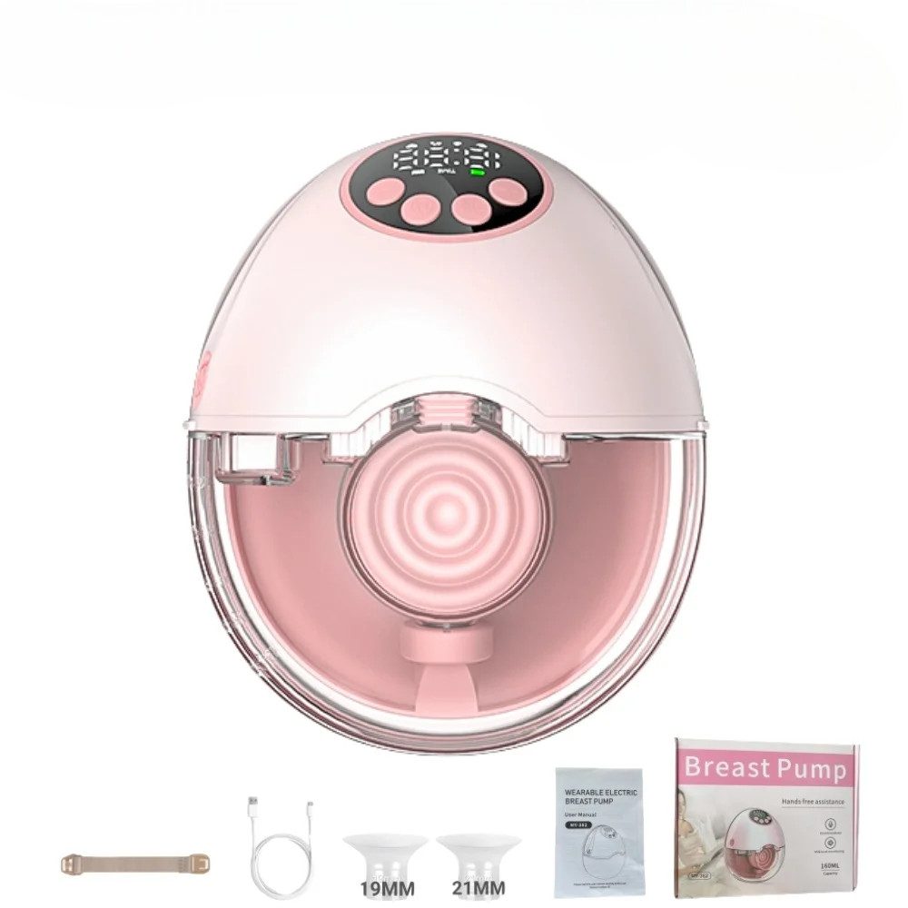 Wireless Wearable Electric Breast Pump — BPA-Free, Hands-Free, with Heating & UV Sterilizing Lid
