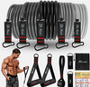 11-Piece Resistance Band Set – Fitness Tube Bands for Yoga, Pilates, Abs & Full-Body Workouts