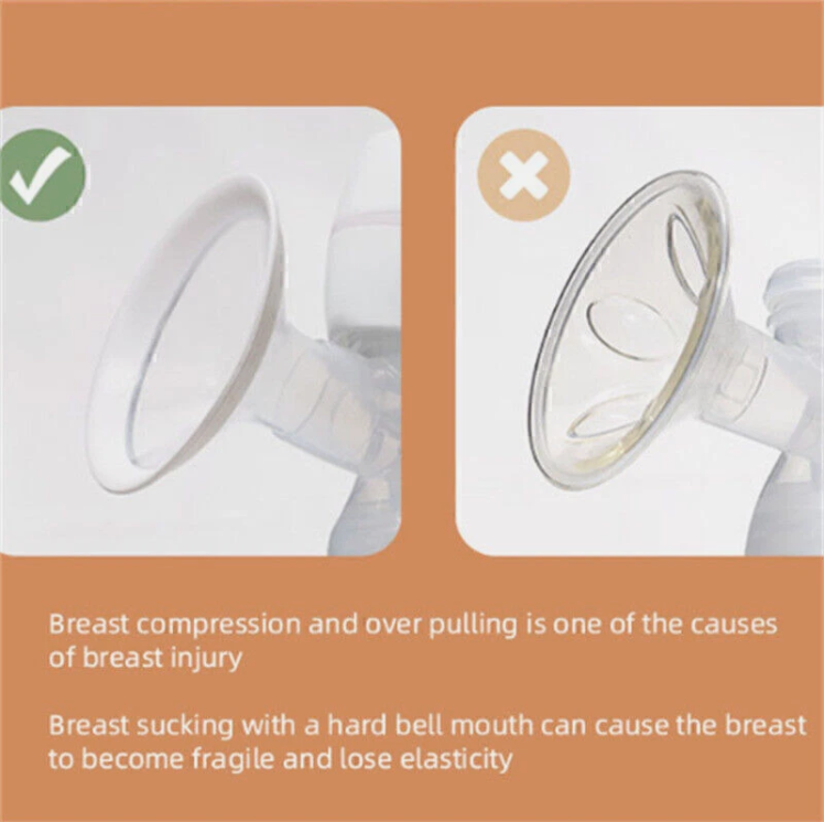 Portable Electric Breast Pump – USB Rechargeable, Silent & Hands-Free Milk Extractor, Automatic Suction for Breastfeeding Moms