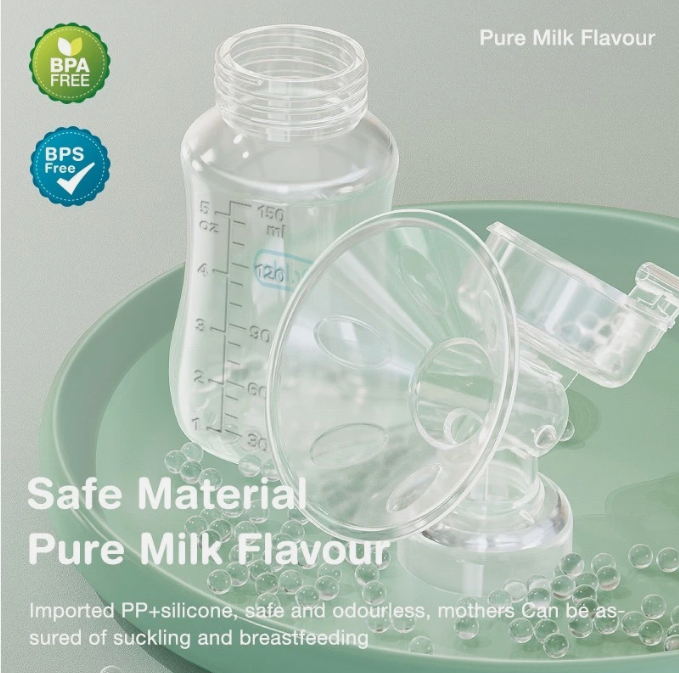 Dr. Isla Manual Breast Pump with Baby Bottle – Gentle Suction, Easy Milk Expression, Breastfeeding & Feeding Bottle Set