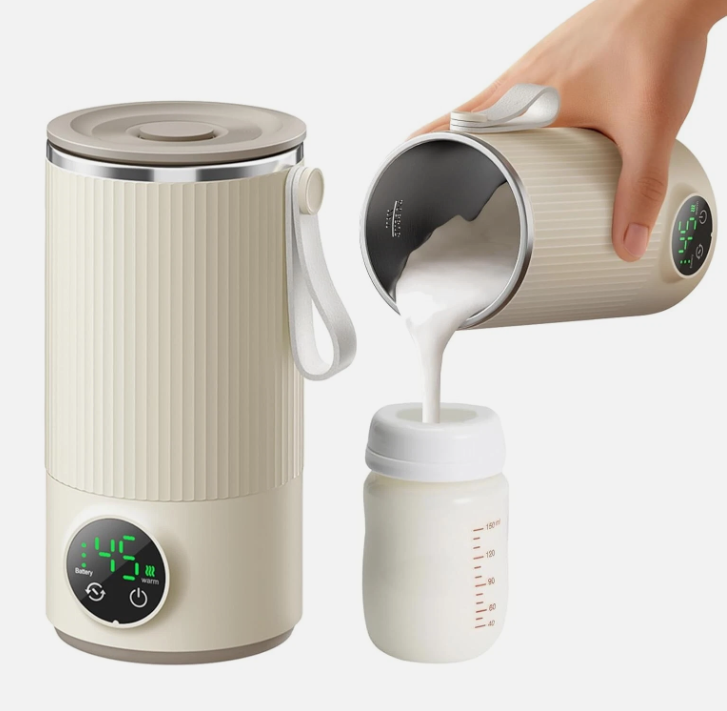 Portable Baby Bottle Warmer & Mixer – Fast Heating Formula Preserver for Optimal Nutrients