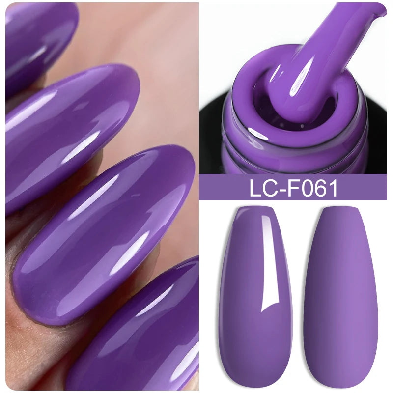 Fluorescent Nail Gel Polish Orange Red Neon Bright Color Summer Series Soak off for Manicure Nail Art UV Gel Varnish