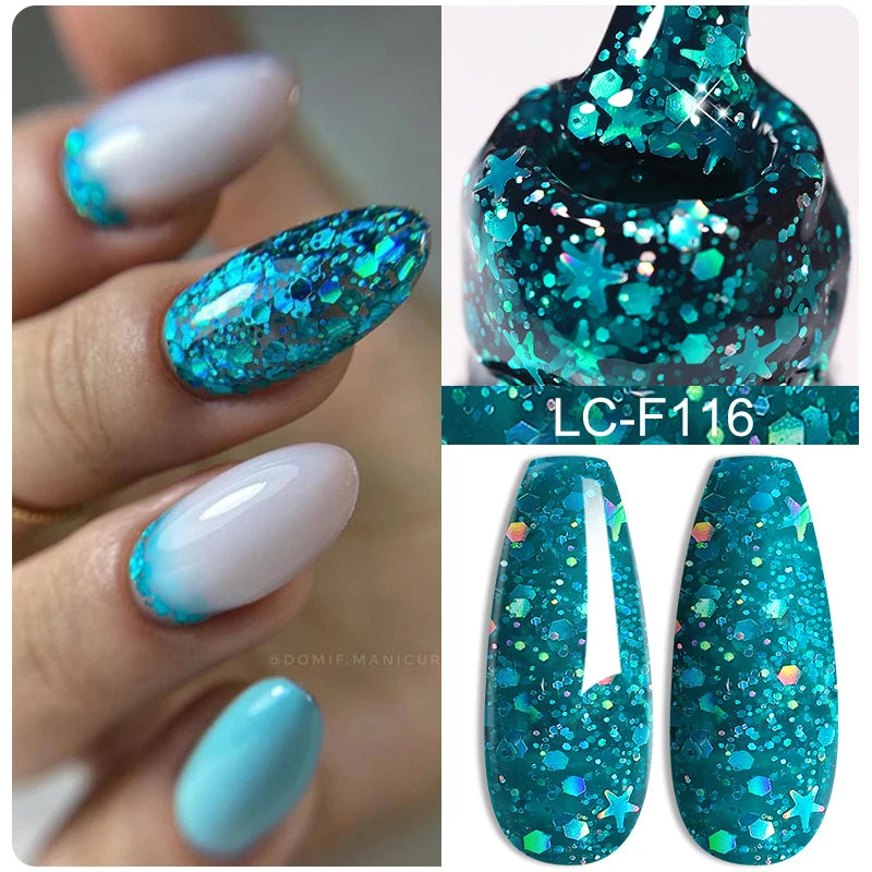 Fluorescent Nail Gel Polish Orange Red Neon Bright Color Summer Series Soak off for Manicure Nail Art UV Gel Varnish