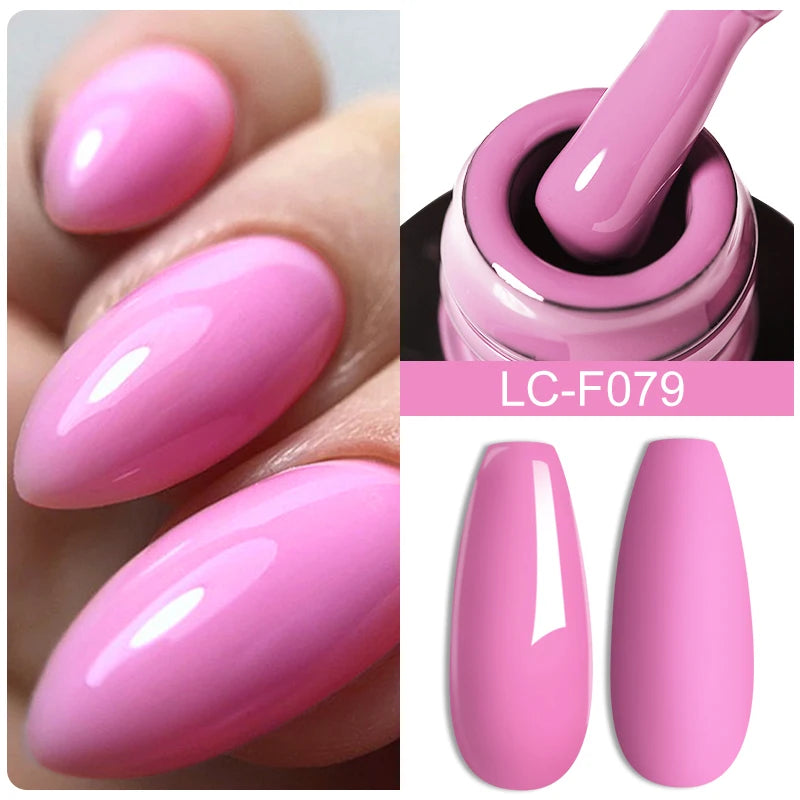 Fluorescent Nail Gel Polish Orange Red Neon Bright Color Summer Series Soak off for Manicure Nail Art UV Gel Varnish