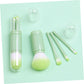 Double-Ended Retractable Powder Brush Makeup Brush Set Portable Soft Artificial for Women and Girls