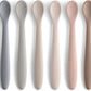Silicone Baby Feeding Spoons (6 Pack) – Soft-Tip Training Utensils for Self-Feeding Infants & Toddlers