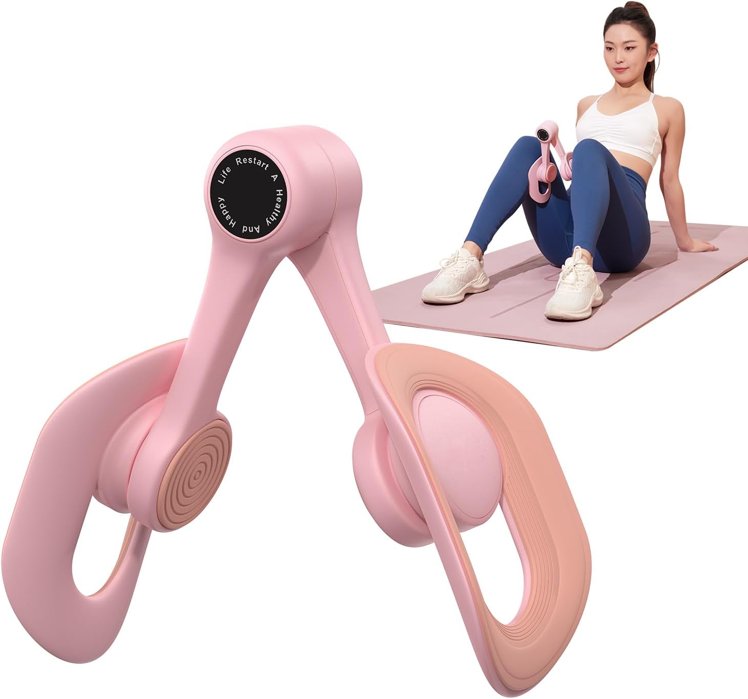 Thigh Master & Pelvic Floor Trainer – Inner Thigh Exercise Equipment for Women | Home Workout Strengthener for Thighs, Hips & Pelvic Muscles