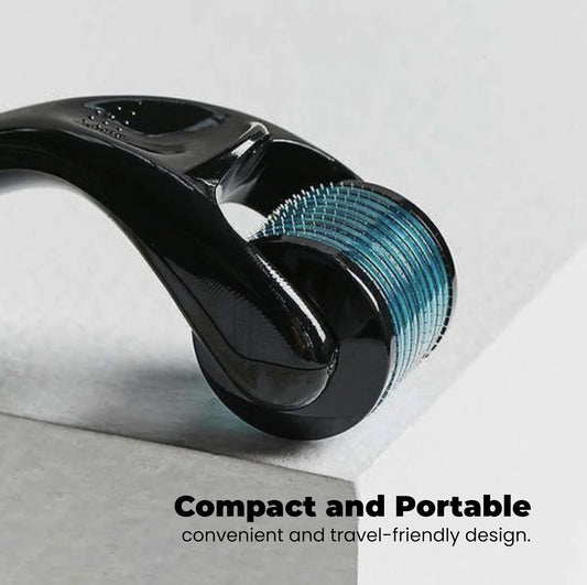 Derma Roller 540 Titanium Microneedles – 0.25mm for Hair, Beard, Face & Body Care, Men & Women