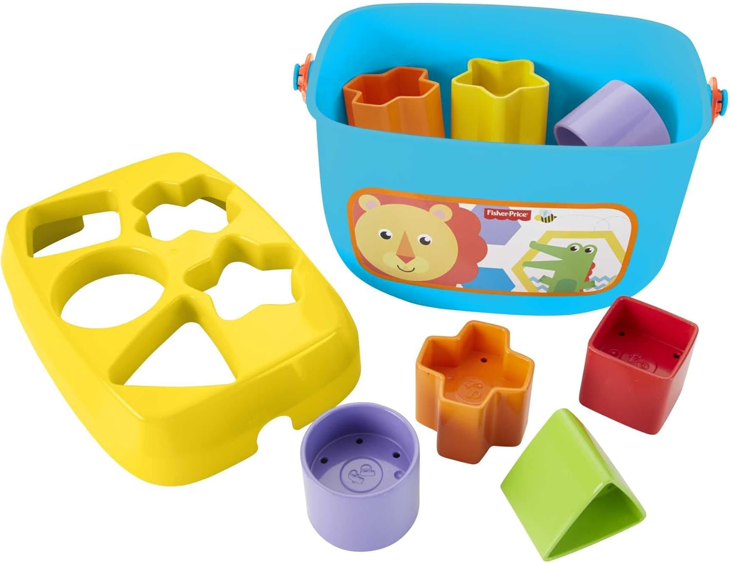 Baby’s First Stacking Blocks – 10-Piece Shape Sorting Toy for Infants 6+ Months