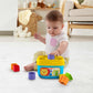 Baby’s First Stacking Blocks – 10-Piece Shape Sorting Toy for Infants 6+ Months