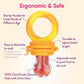 Baby Fruit Feeder Pacifier (2 Pack) – Teething Toy & Weaning Nibbler with Extra Silicone Sacs