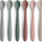 Silicone Baby Feeding Spoons (6 Pack) – Soft-Tip Training Utensils for Self-Feeding Infants & Toddlers
