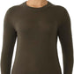 Women'S 100% Pure Cashmere Long Sleeve Crew Neck Sweater