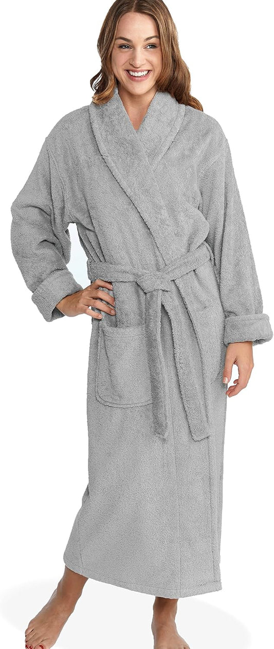 Terry Cloth Bathrobes for Women Luxury Cotton Robes