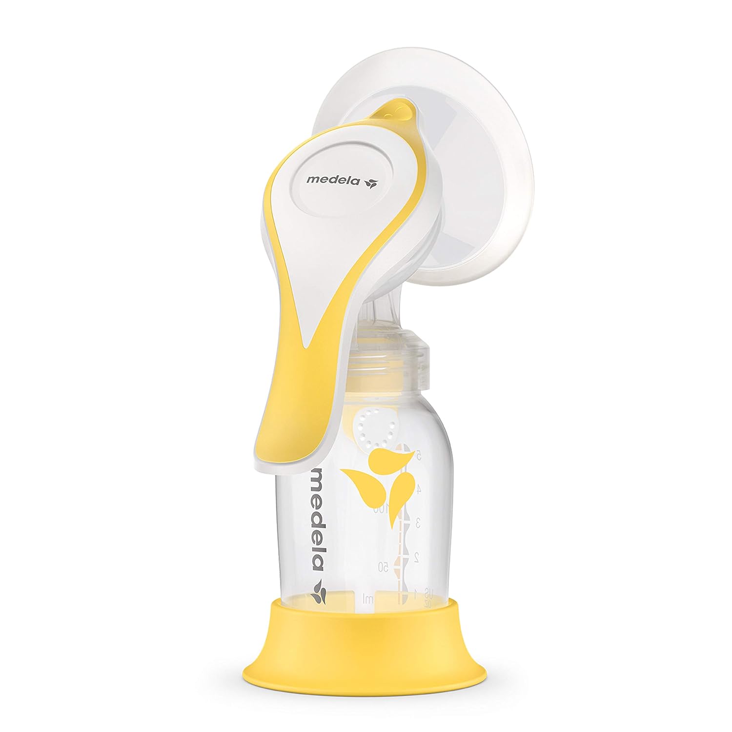 Manual Breast Pump with Soft Flex Shields – Harmony Single-Hand Operation for Comfortable & Efficient Milk Expression