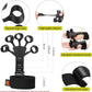 6-in-1 Grip Strength Trainer Kit – Hand Grip Strengthener, Finger Exerciser, Forearm Workout Ring & Extension Bands for Muscle Building & Injury Recovery