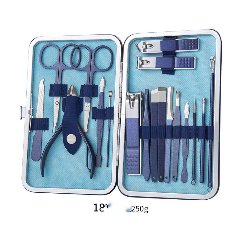 Professional Nail Clippers & Pedicure Set – Scissors, Dead Skin Pliers, Ear Spoon, Nail Cutting Pliers, Pedicure Knife & Nail Groove Trimmers