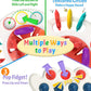 Baby Sensory Montessori Pull String Silicone Teething Toy – Travel & Birthday Gift for 6–18 Months Boys & Girls