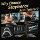 Twister Arm Trainer Pro – Multifunctional 2-in-1 Adjustable Chest Expander & Arm Strength Bar for Full Upper Body Workout