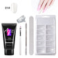 Painless Crystal Gel Nail Extension Set – Quick-Model Gel for Effortless Nail Art, No Paper Holder Needed