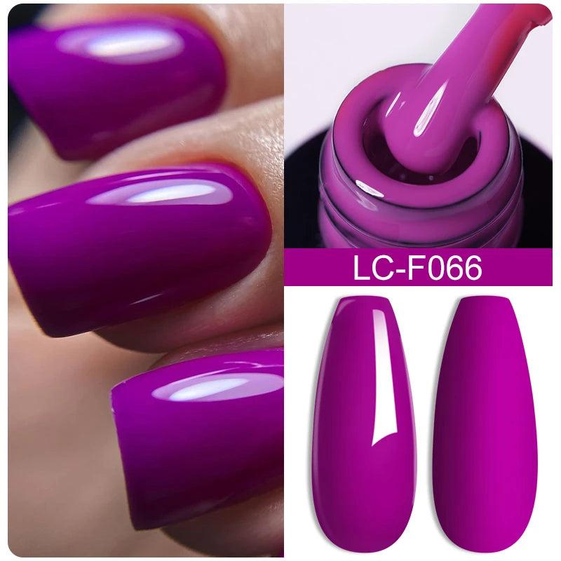 Fluorescent Nail Gel Polish Orange Red Neon Bright Color Summer Series Soak off for Manicure Nail Art UV Gel Varnish