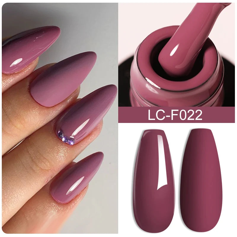Fluorescent Nail Gel Polish Orange Red Neon Bright Color Summer Series Soak off for Manicure Nail Art UV Gel Varnish