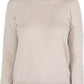 Women'S 100% Pure Cashmere Long Sleeve Crew Neck Sweater