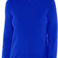 Women'S 100% Pure Cashmere Long Sleeve Crew Neck Sweater