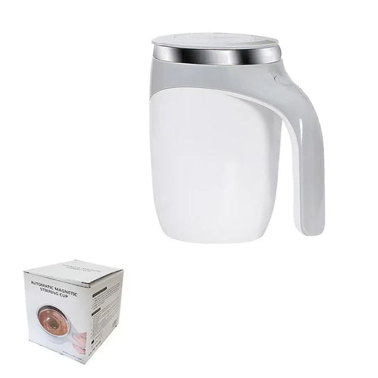 Self Stirring Coffee Mug – Magnetic Auto Stirring Cup | 304 Stainless Steel Electric Mixing Mug for Coffee, Milk, Tea & Hot Drinks