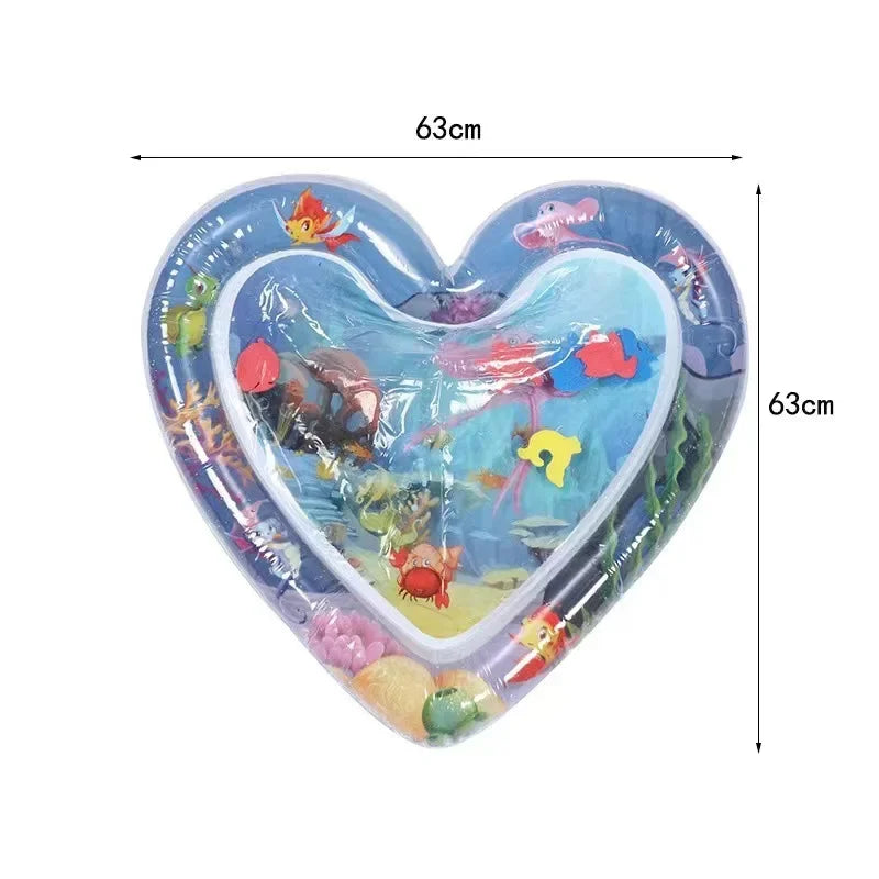 Baby Inflatable Water Play Mat – Tummy Time Cushion for Early Learning & Summer Fun