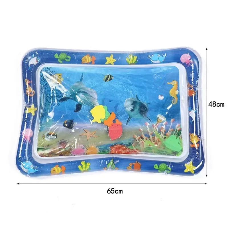 Baby Inflatable Water Play Mat – Tummy Time Cushion for Early Learning & Summer Fun