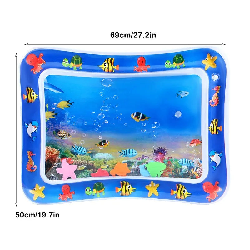 Baby Inflatable Water Play Mat – Tummy Time Cushion for Early Learning & Summer Fun