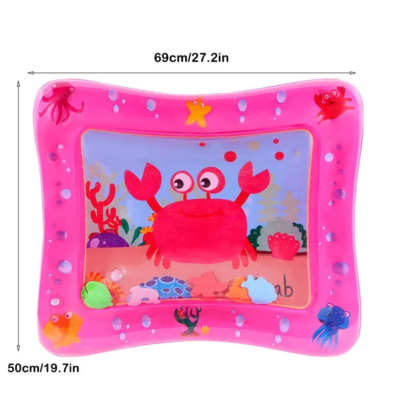 Baby Inflatable Water Play Mat – Tummy Time Cushion for Early Learning & Summer Fun
