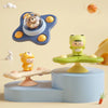 3PCS Baby Suction Cup Spinner Toys – Sensory Fidget Rattles for Toddler Learning & Stress Relief
