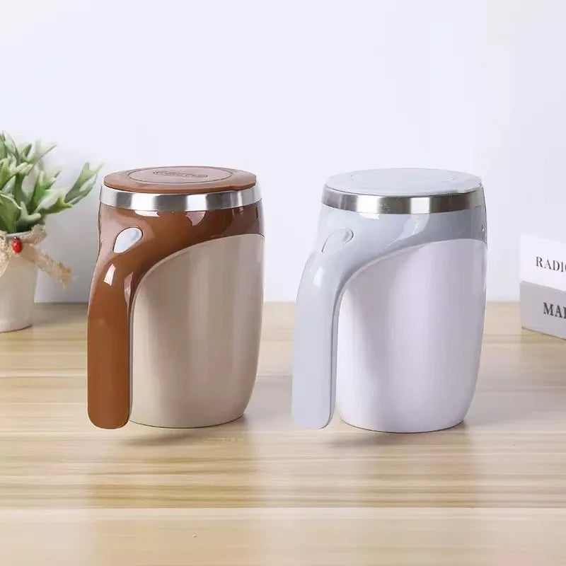 Self Stirring Coffee Mug – Magnetic Auto Stirring Cup | 304 Stainless Steel Electric Mixing Mug for Coffee, Milk, Tea & Hot Drinks