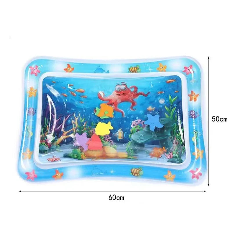 Baby Inflatable Water Play Mat – Tummy Time Cushion for Early Learning & Summer Fun