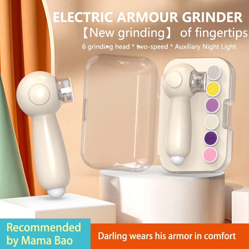 Multifunctional Electric Baby Nail Trimmer & File – Safe Nail Clippers Manicure Tool Set for Newborns & Kids