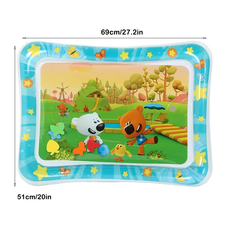 Baby Inflatable Water Play Mat – Tummy Time Cushion for Early Learning & Summer Fun