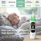 MAMIJOY Baby Electric Nasal Aspirator Nose Suction Device with Food Grade Silicone Mouthpiece 6 Suction Modes and Soothing Music