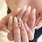 24Pcs Solid Color Wine Red Design Press on Nail Short Square False Nails Simple Detachable Finished Full Cover Nail Tips