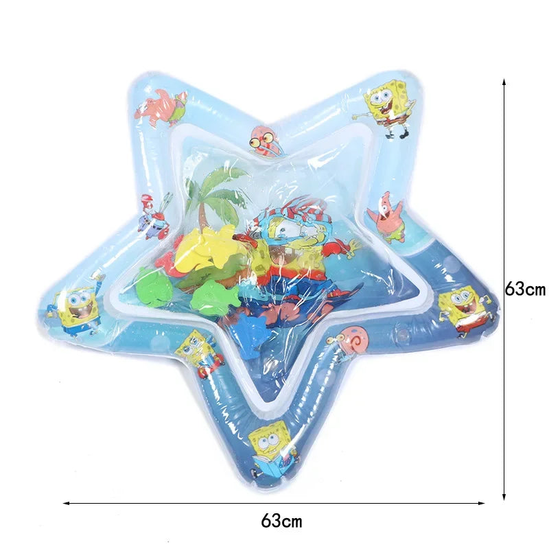 Baby Inflatable Water Play Mat – Tummy Time Cushion for Early Learning & Summer Fun