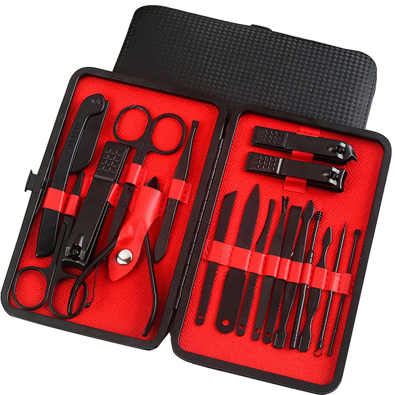 Professional Nail Clippers & Pedicure Set – Scissors, Dead Skin Pliers, Ear Spoon, Nail Cutting Pliers, Pedicure Knife & Nail Groove Trimmers