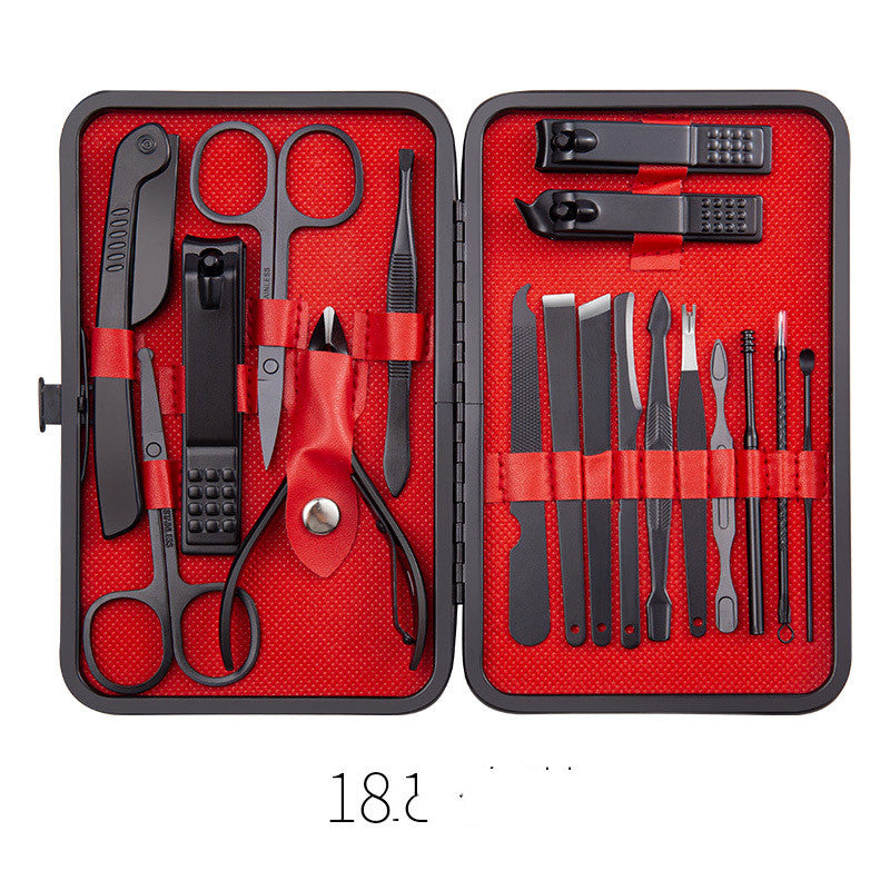 Professional Nail Clippers & Pedicure Set – Scissors, Dead Skin Pliers, Ear Spoon, Nail Cutting Pliers, Pedicure Knife & Nail Groove Trimmers