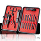 Professional Nail Clippers & Pedicure Set – Scissors, Dead Skin Pliers, Ear Spoon, Nail Cutting Pliers, Pedicure Knife & Nail Groove Trimmers
